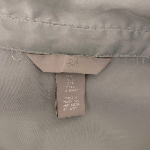 H&M Wide-Cut Blouse Mint Green Size S - Picture 4 of 6